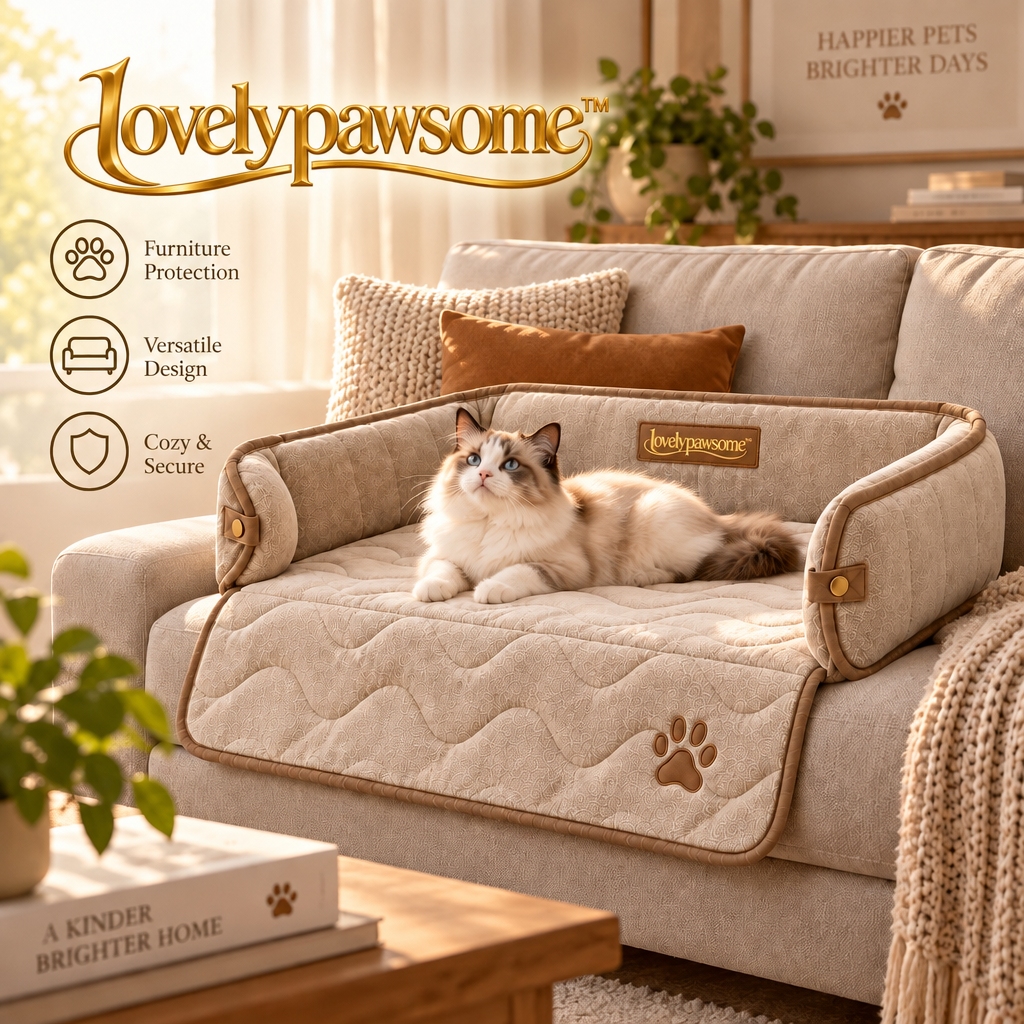 lovelypawsome™ Refined Convertible Sofa Protection Companion Mat