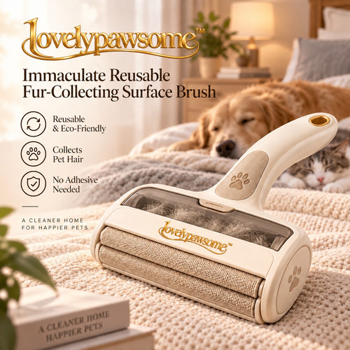 lovelypawsome™ Immaculate Reusable Fur-Collecting Surface Brush