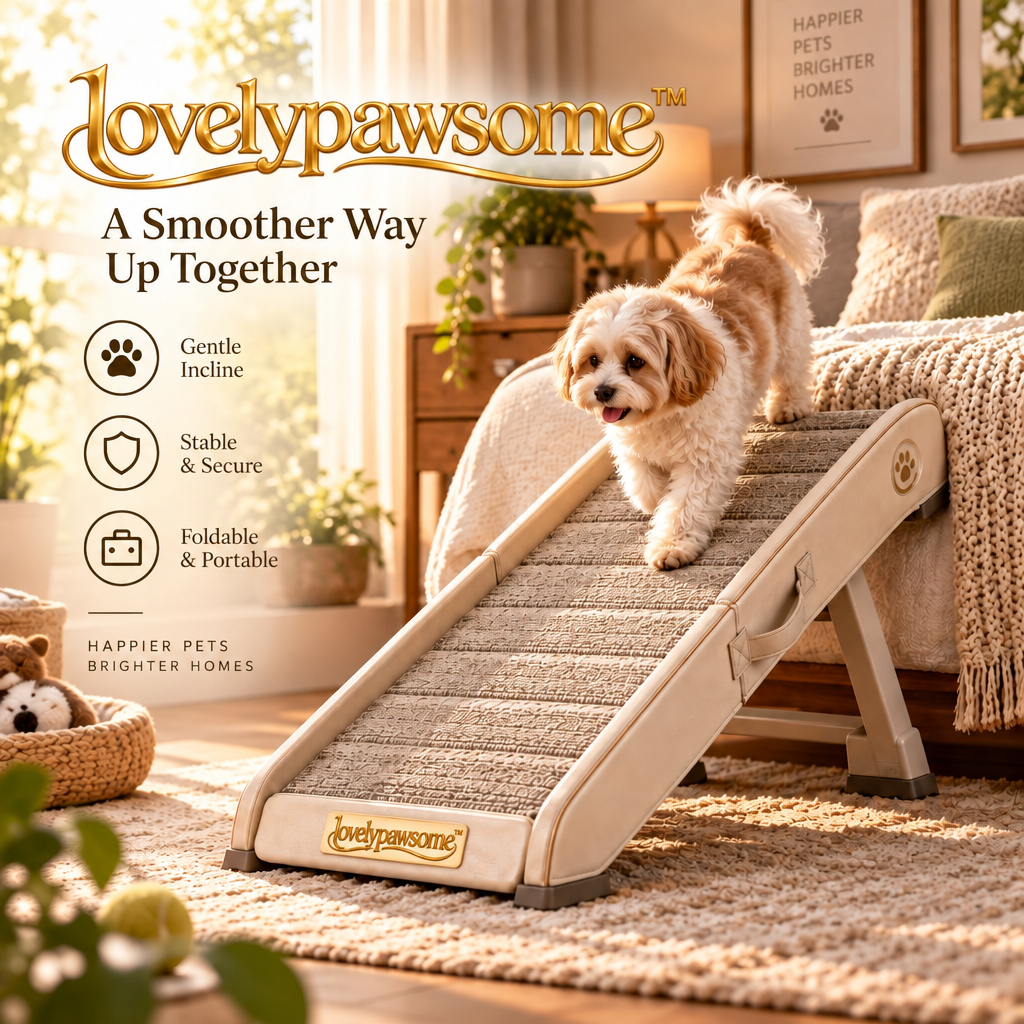 lovelypawsome™ Graceful Foldable Pet Mobility Ramp