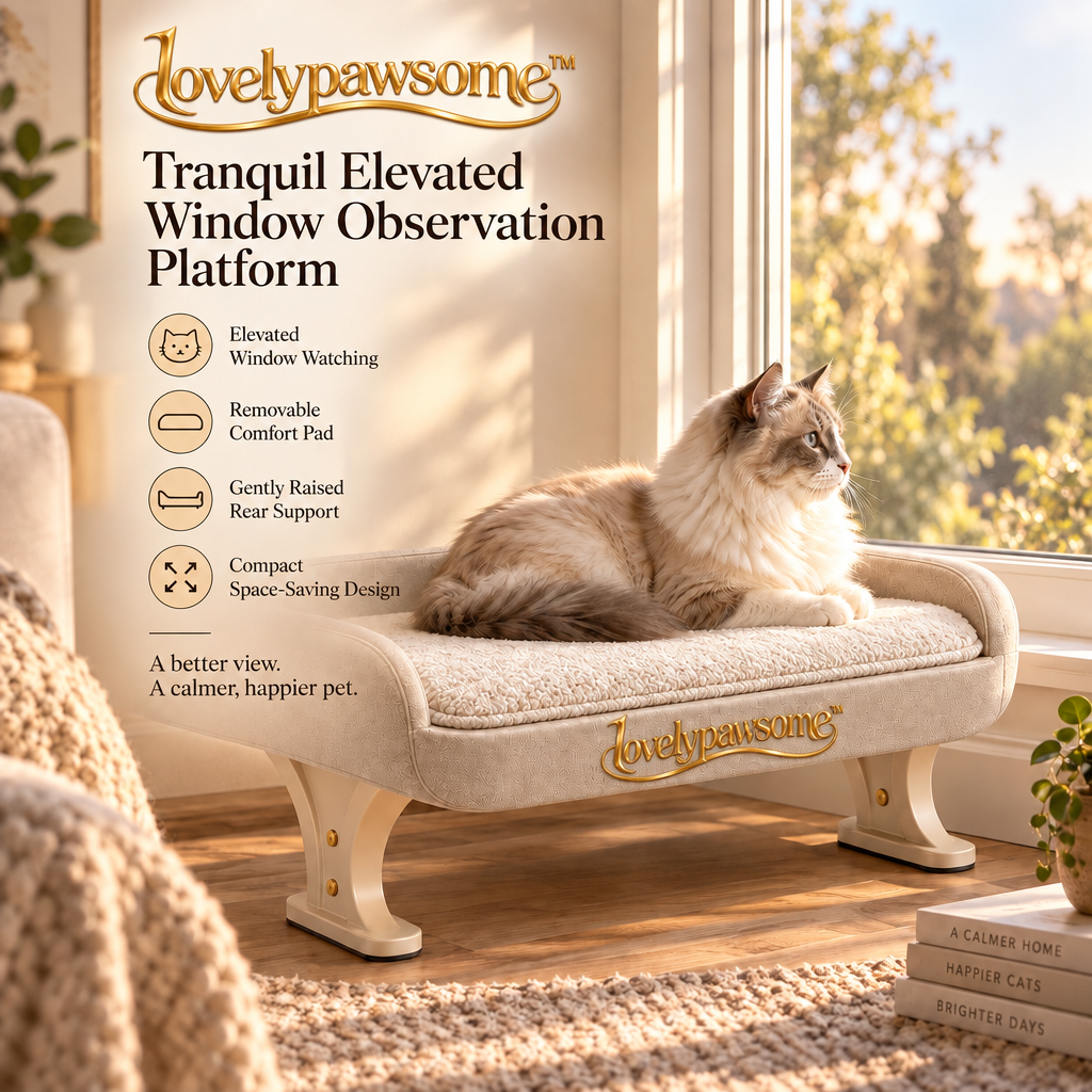 lovelypawsome™ Tranquil Window Observation Perch