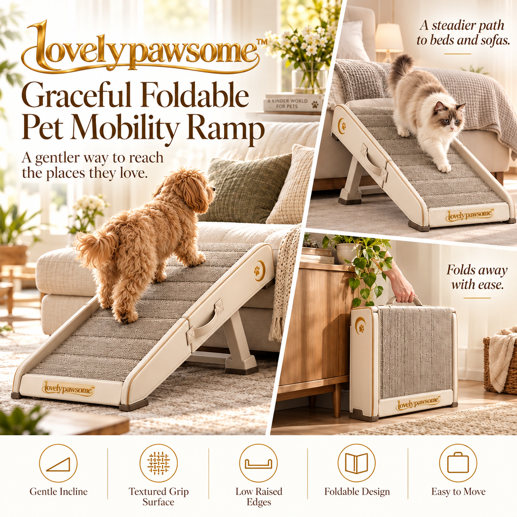 lovelypawsome™ Graceful Foldable Pet Mobility Ramp