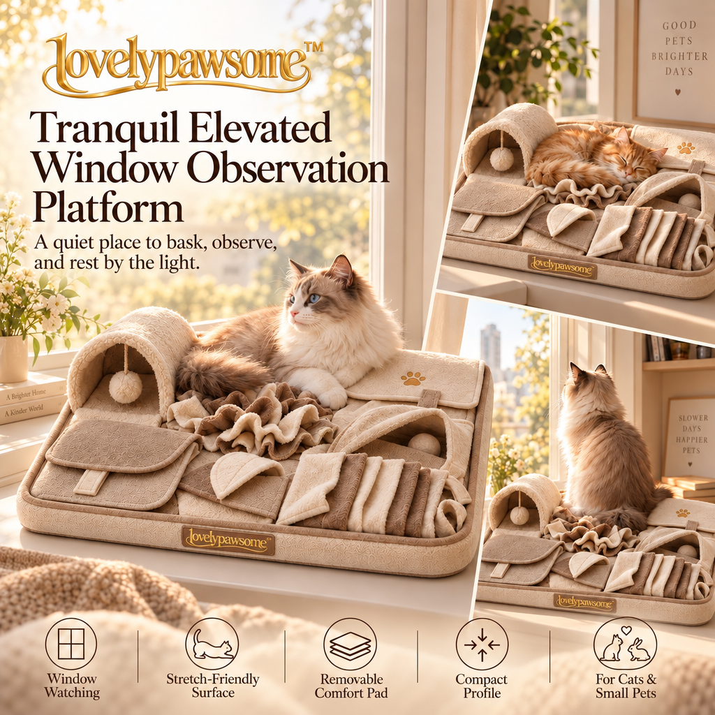 lovelypawsome™ Curious Layered Hide-and-Seek Activity Mat