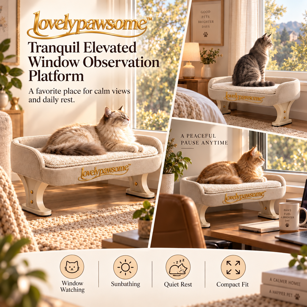 lovelypawsome™ Tranquil Window Observation Perch