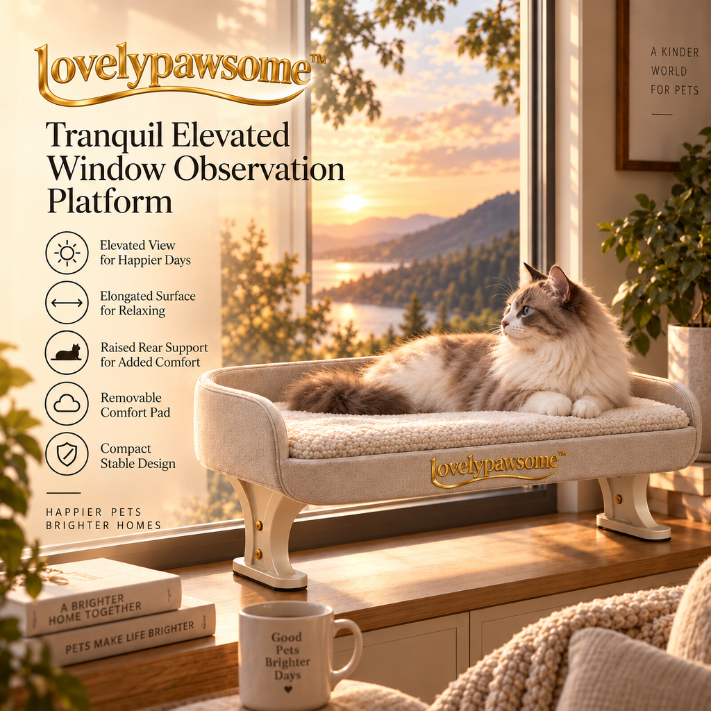 lovelypawsome™ Tranquil Window Observation Perch
