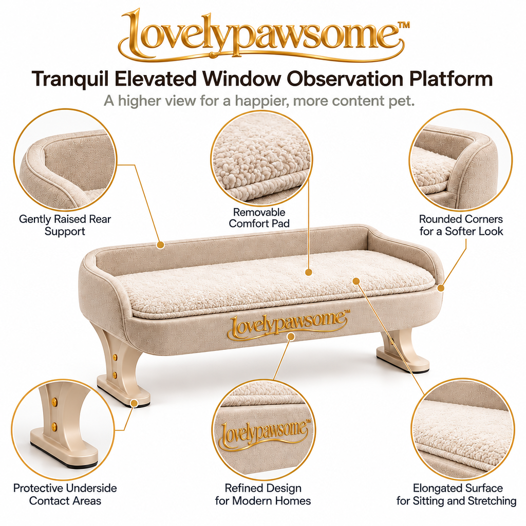 lovelypawsome™ Tranquil Window Observation Perch