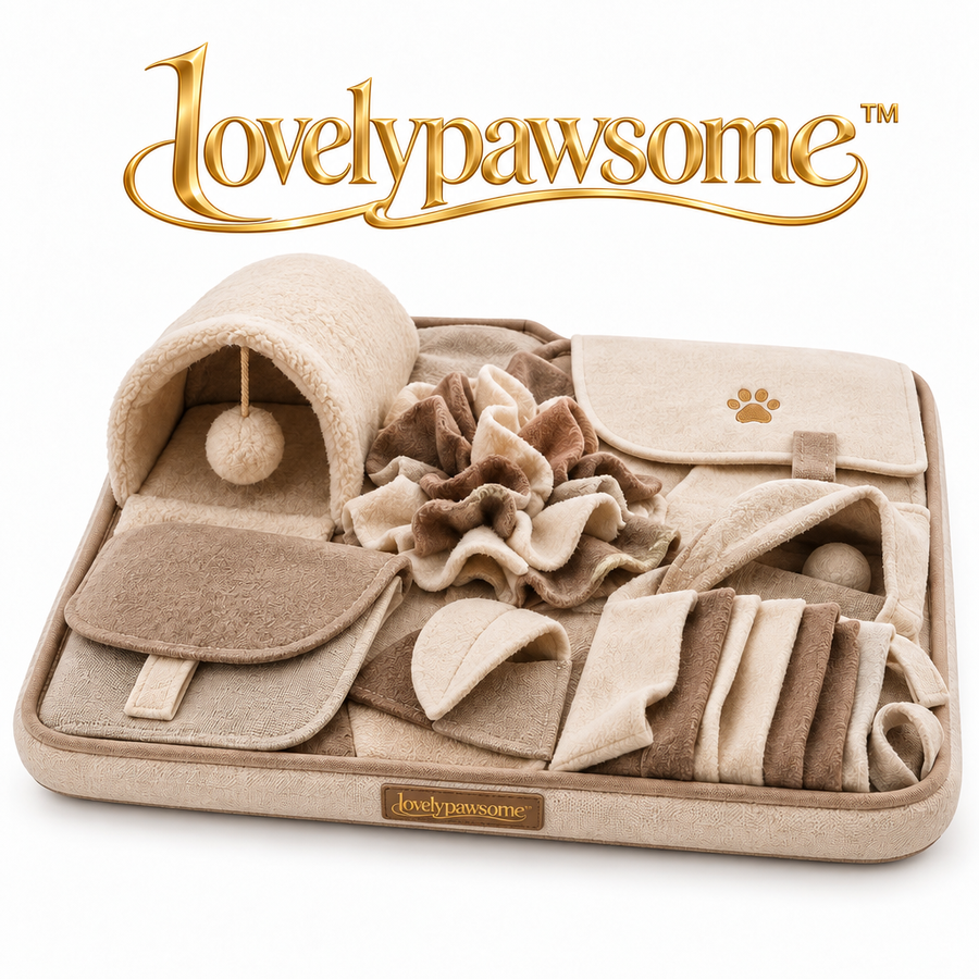 lovelypawsome™ Curious Layered Hide-and-Seek Activity Mat