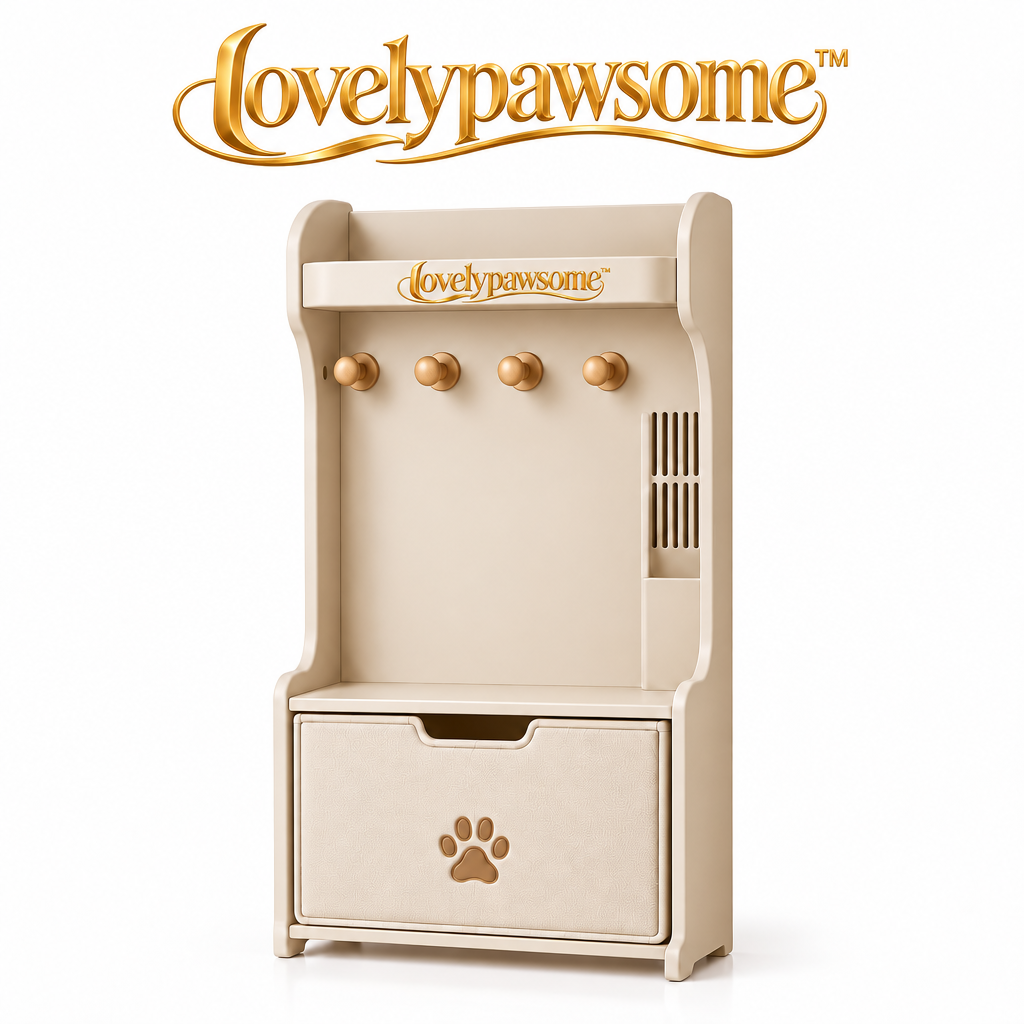 lovelypawsome™ Elegant Entryway Walking Essentials Station