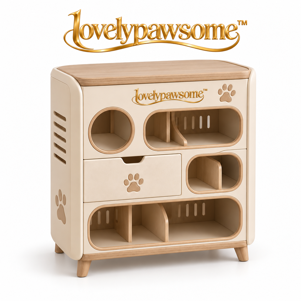lovelypawsome™ Ingenious Adjustable Pet Toy Retrieval Cabinet