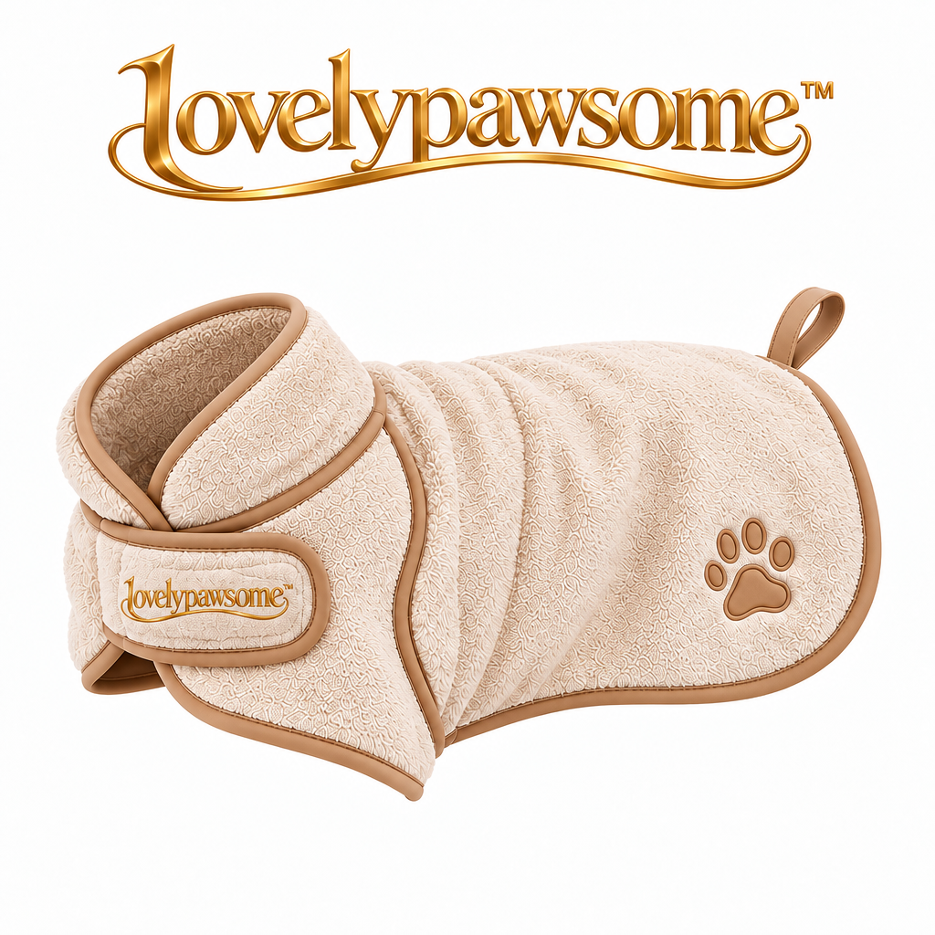 lovelypawsome™ Delicate Wraparound Pet Drying Cape