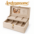 lovelypawsome™ Timeless Compartmentalized Pet Memory Keepsake Chest