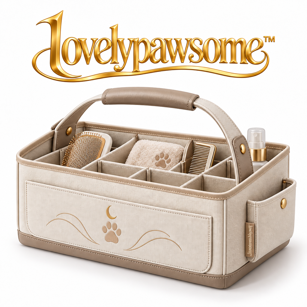 lovelypawsome™ Polished Modular Pet Grooming Organizer